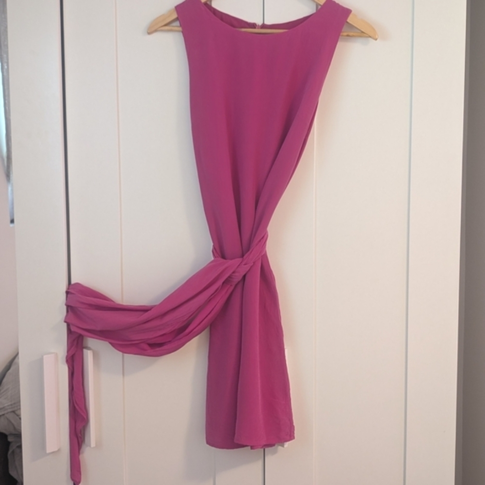 Tristan 100% Silk Mini Dress